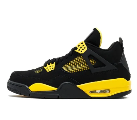 

Hot Basketball Shoes Retro 4 Men Mens Pure Black Sport Black Royal From Outdoor Sneakers Designer Shoes -xf
