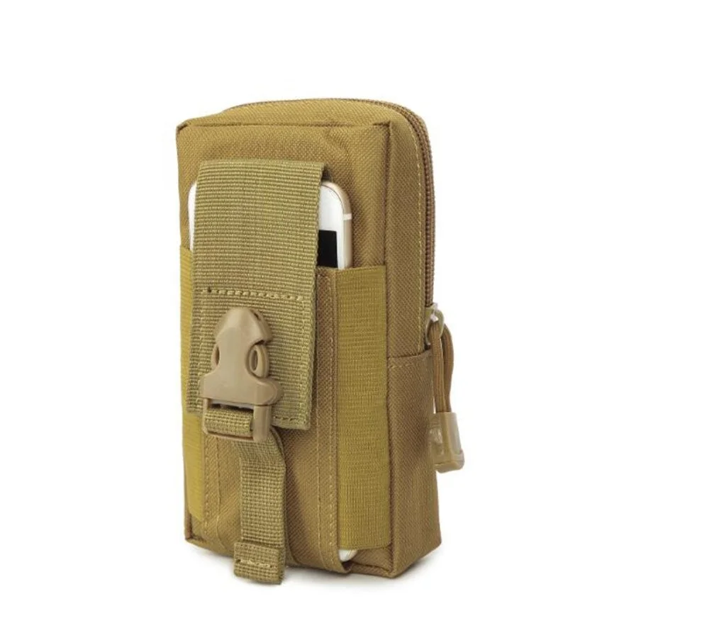 

TY Professional Mini Outdoor Camping Bags Waterproof Nylon Military Tactical Pouch Waist Bag For 5.5 inch Phone, 3 colors