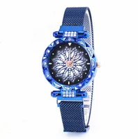 

New product 2019 creative luck lady watch, magnet buckle milan band quartz wrist fashion watch