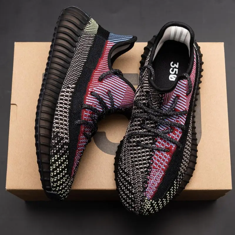 

2021 Hot Sale High Quality Original Fashion Flying Woven yezzy Breathable Casual Shoes