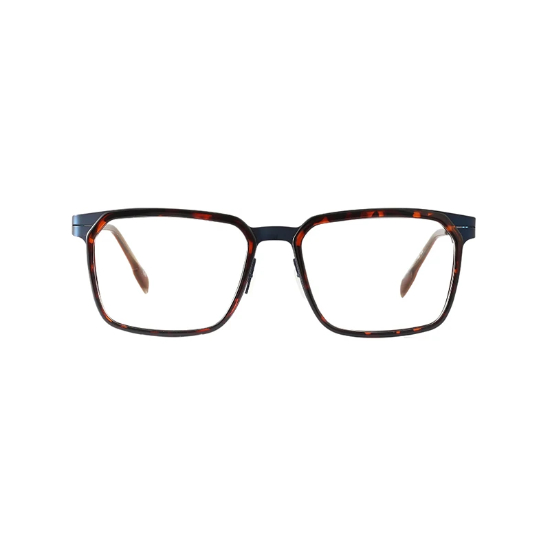 

2021 Hot Sale Custom TR90 Metal Mixed Trendy Optical Frames Mens Frames Square Optical Glasses Frame