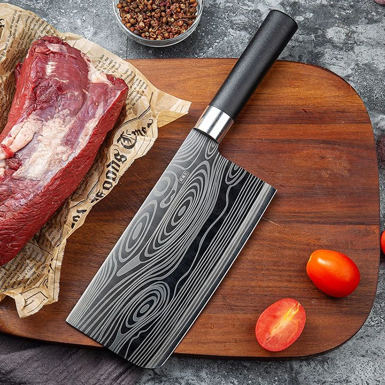 

Hot selling high carbon Laser Stainless Steel Kitchen Knife