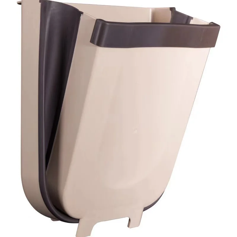 

waste basket Household foldable trash cans and kitchen wall-mounted trash cans can be hung