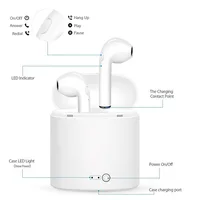 

i7s mini TWS Wireless Bluetooth Earphones Earbuds With Charge Box For iPhone 7 8 X For Samsung S8 S9 Note 7 8 9 Xiaomi Redmi