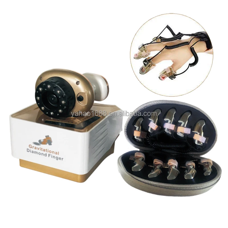 

Golden Magic Body Face Lifting EMS Massage Diamond Finger Massager