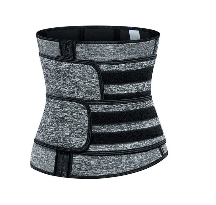 

China factory exercise slimming double strap Waist Trimmer for Weight Loss, Black,red,green, blue