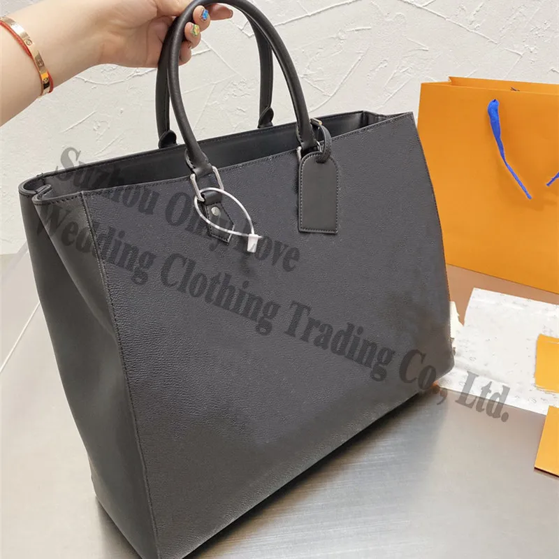 

Unisex Grey Big Capacity All Over Characters Tote Handbags With Removable Envelope Pocket 2021 New Simple Travel Hand Bags Men