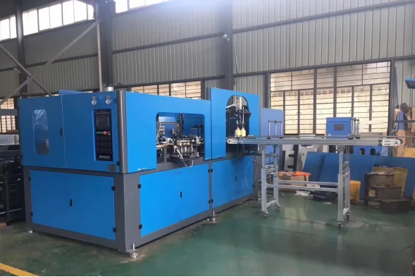 
Full automatic cosmetic mascara small pet jar bottle blow molding machine with preform auto feeding 