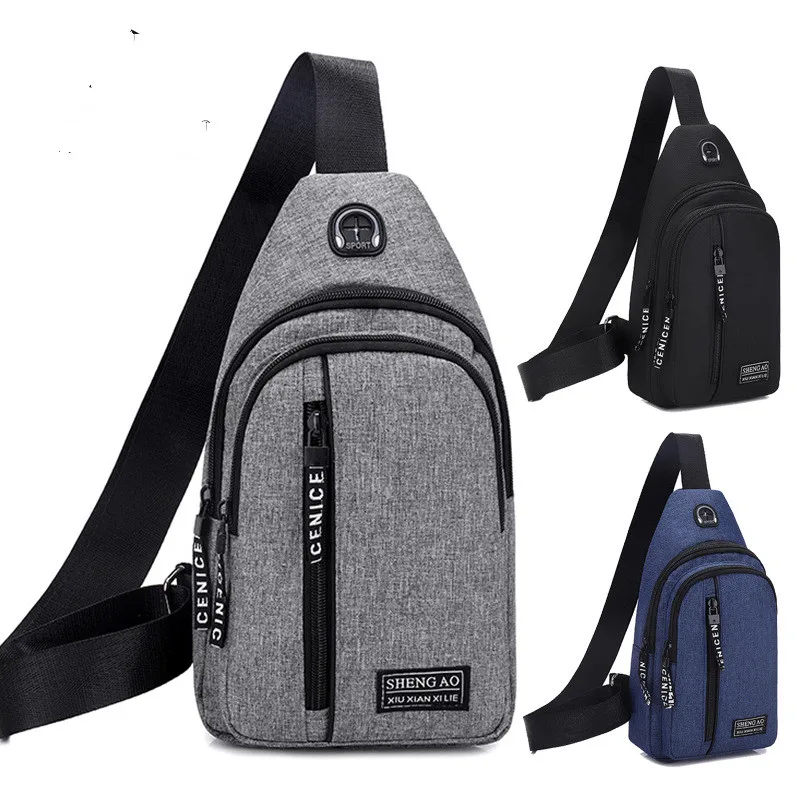 

2021New designer men's messenger sling bag canvas shoulder diagonal chest bag casual crossbody bags, Customized color