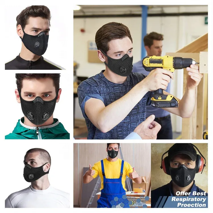 Air Pollution Anti Dust Face Mask That Covers Mouth And Nose Motorcycle Face Mask