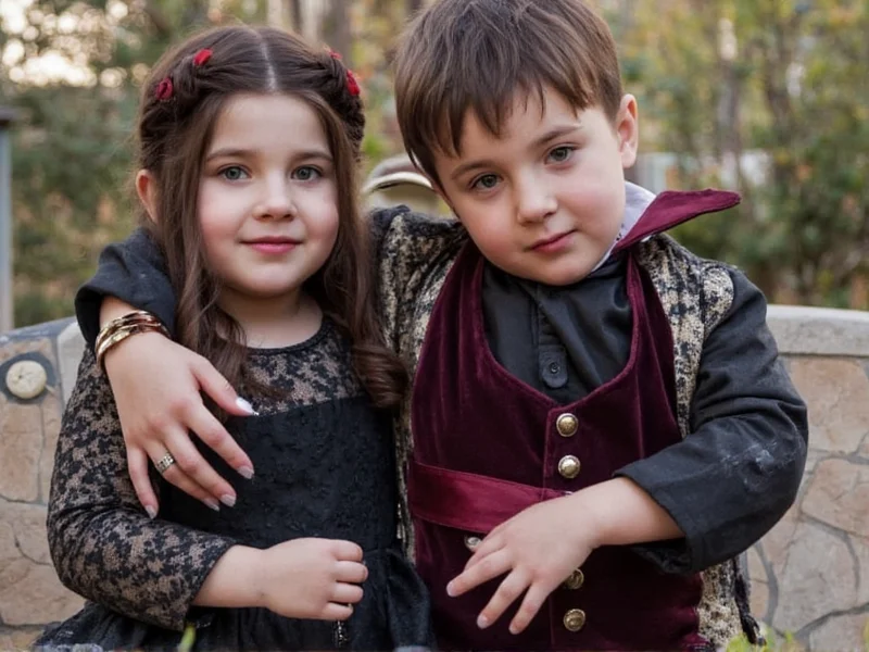 DIY vampire costume with historical details