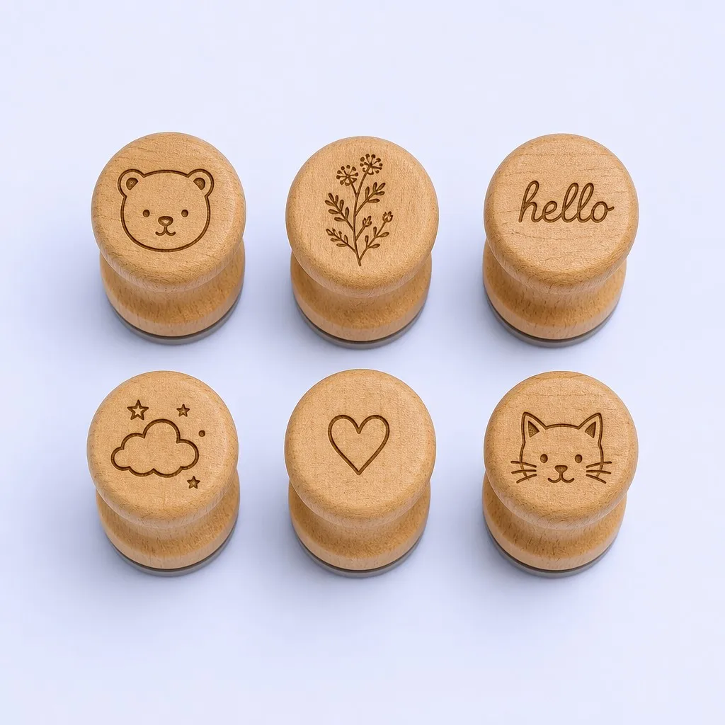 A grid of six journaling stamps with different patterns