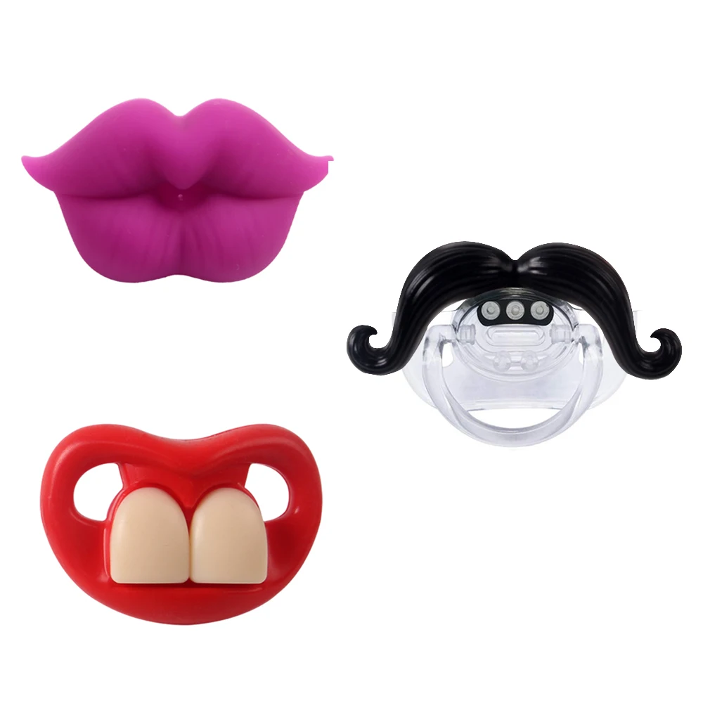 

high quality Funny Toddler Orthodontic Mustache Pacifiers for Babies