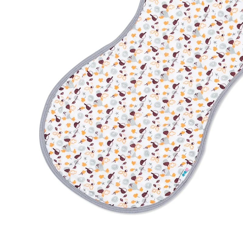 
Organic Cotton Eating Drool Bibs Burp Cloth Ultra soft Baby Burp 