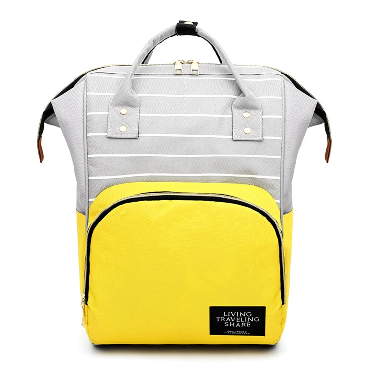 

New multifunctional fashion large capacity waterproof baby diaper bag for mom