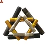 China Bolt Manufacturer Customized Good quality Steel Double Ended Threaded Stud Bolts With Yellow Zinc