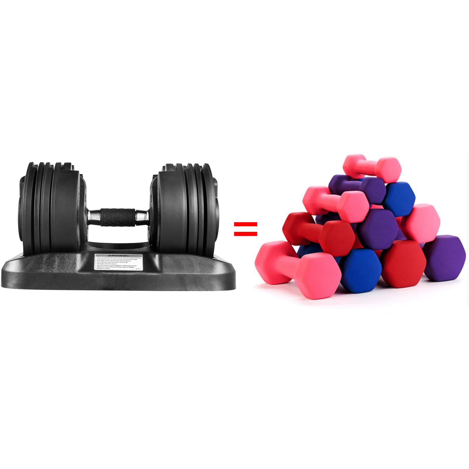 

40kg 52.5lb 90lb weights gym equipment dumbbell set dumbbells adjustable set fitness equipment