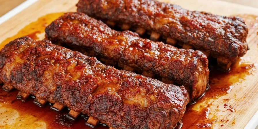Beef Ribs on Wire Rack