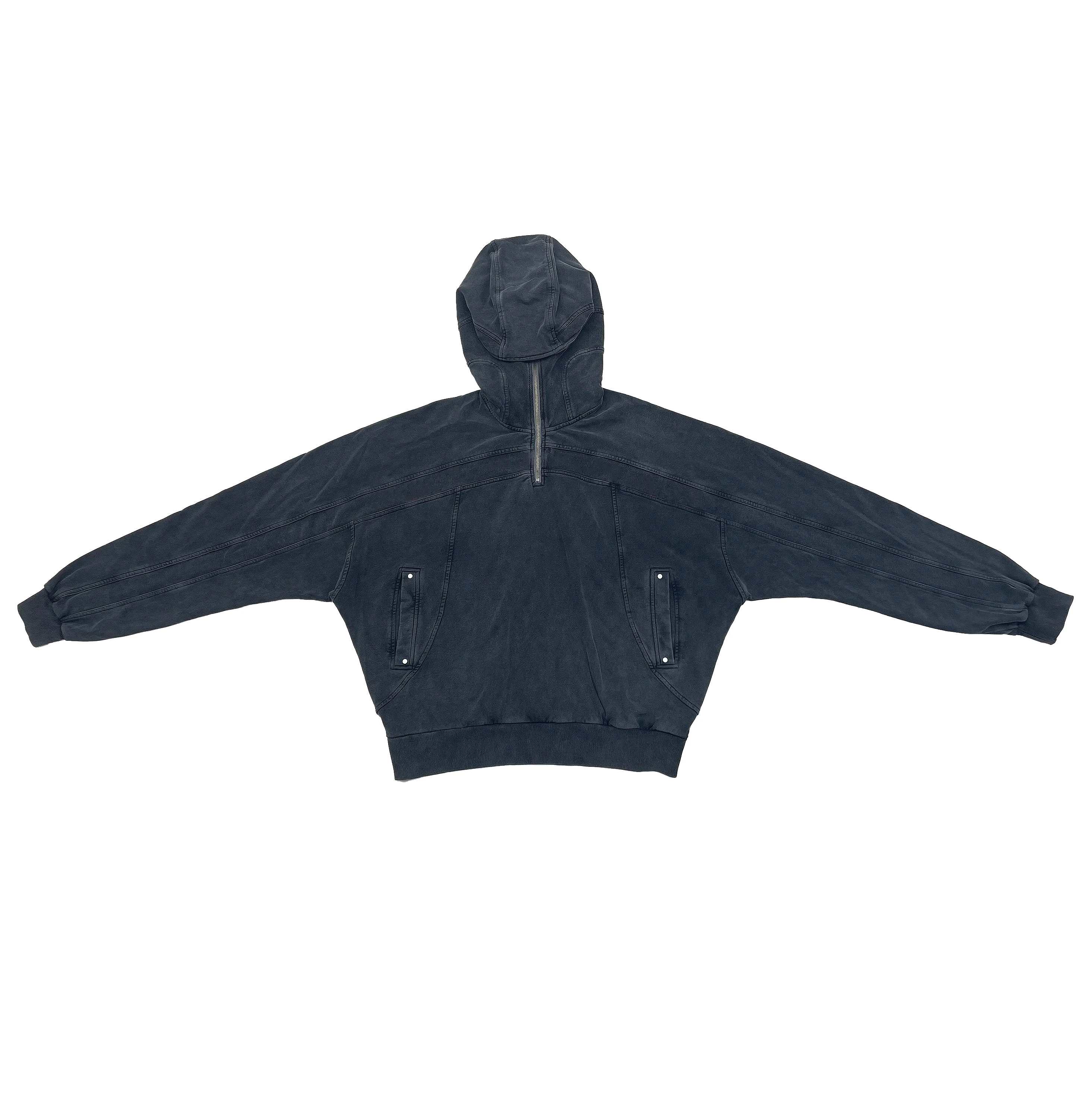 Heavyweight Cotton French Terry Vintage Wash Hoodie