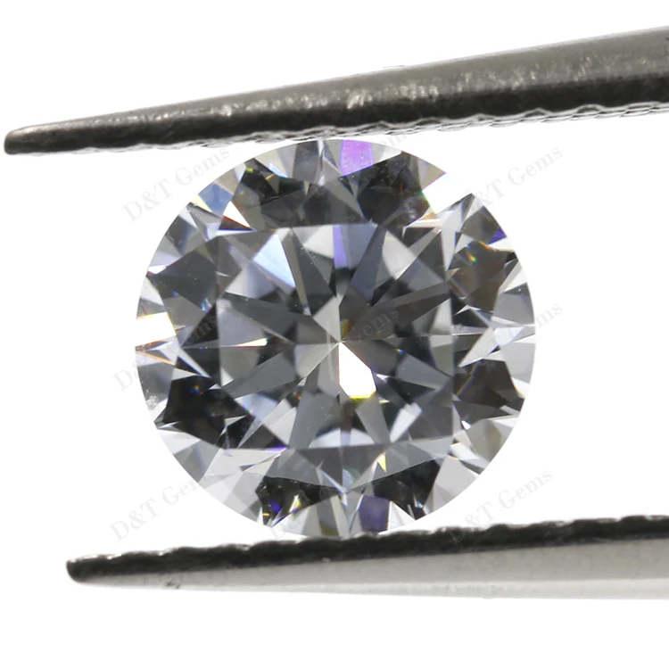 

high quality 6.5mm moissanite 8 stars 8 hearts 1 carat moissanite stone