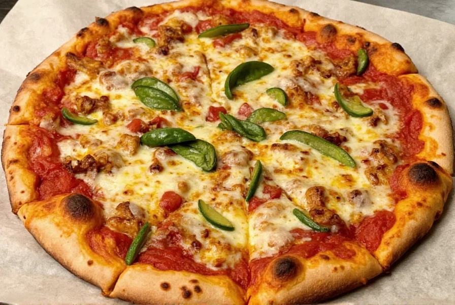 Cast iron skillet, pizza steel, and chimney starter used in making tandoori pizza