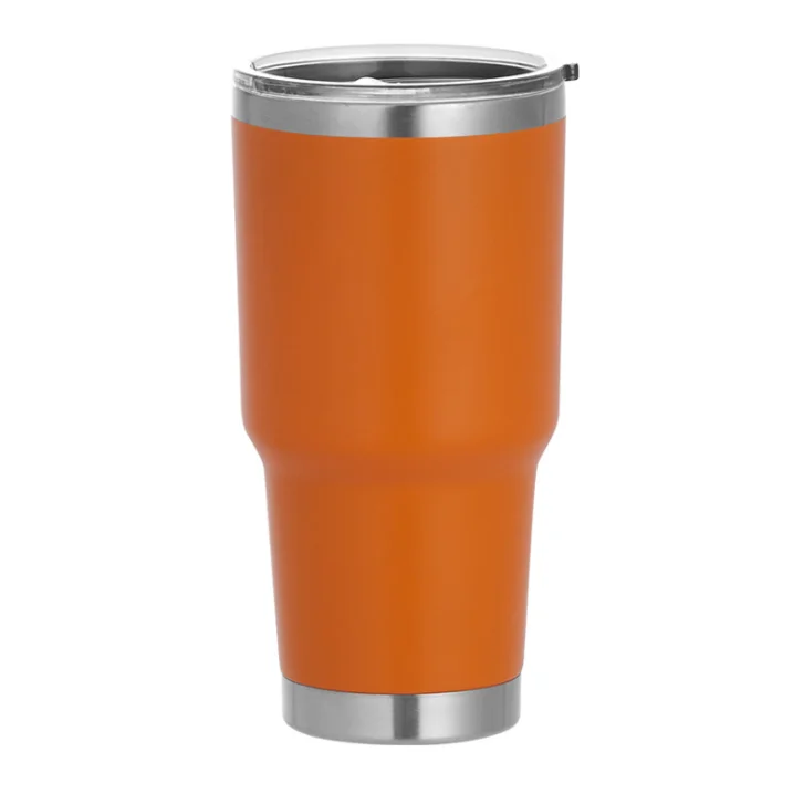 

2021 trend ECO friendly OEM customized Double wall vacuum thermal 30oz stainless steel travel mug cup tumbler with straw, Customized colors acceptable