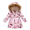 2019 hot selling children's long wear girls winter jacket children's big children's thick cotton coat