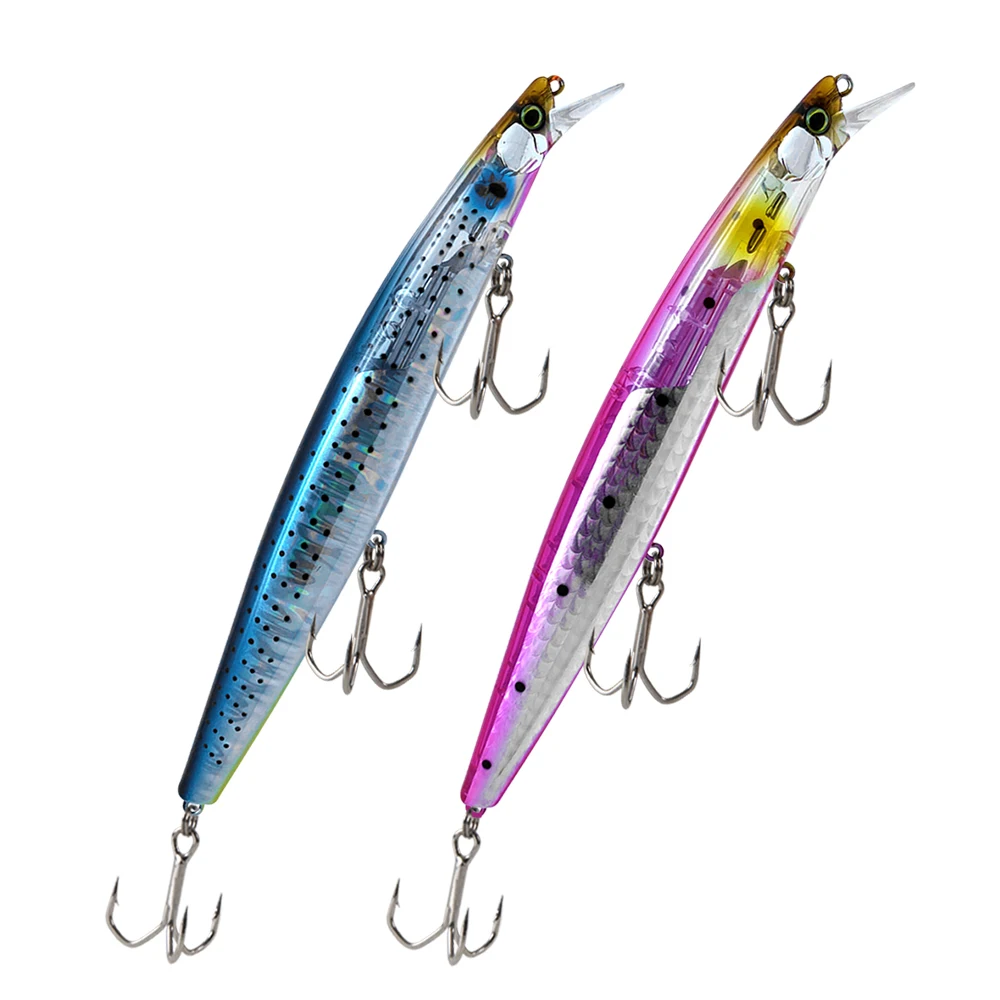 

HONOREAL HNMS04 163MM 29G flash 0-1.5M FLOATING plastic chinese fishing hard minnow lures, 14 colors