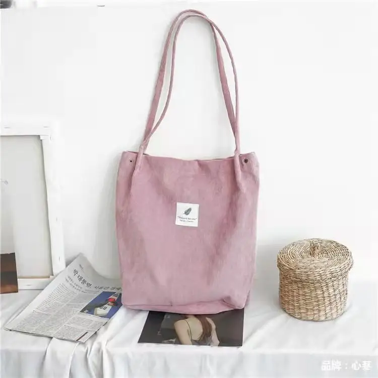 

high quality o friendly tote bag cotton canvas custom print handbags for girls