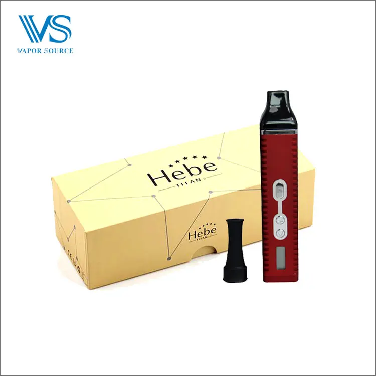 

10pcs MOQ classic vaporisateur VS authentic Titan-2 Hebe dry herb vaporizer with LCD display accurate temperature
