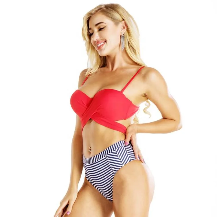 

2020, high-quality, low-cost, women's string, flanging, sexy Bikini Wholesale