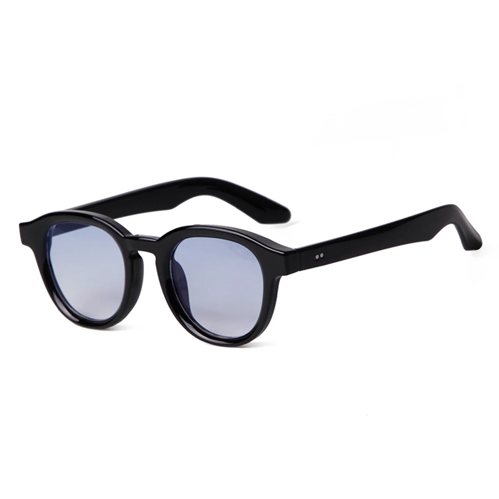 

STORY STY77328 Fashion Blue Round Sunglasses Women Luxury Brand Designer Vintage Rivet Oversized Men Sun Glasses Gafas De Sol