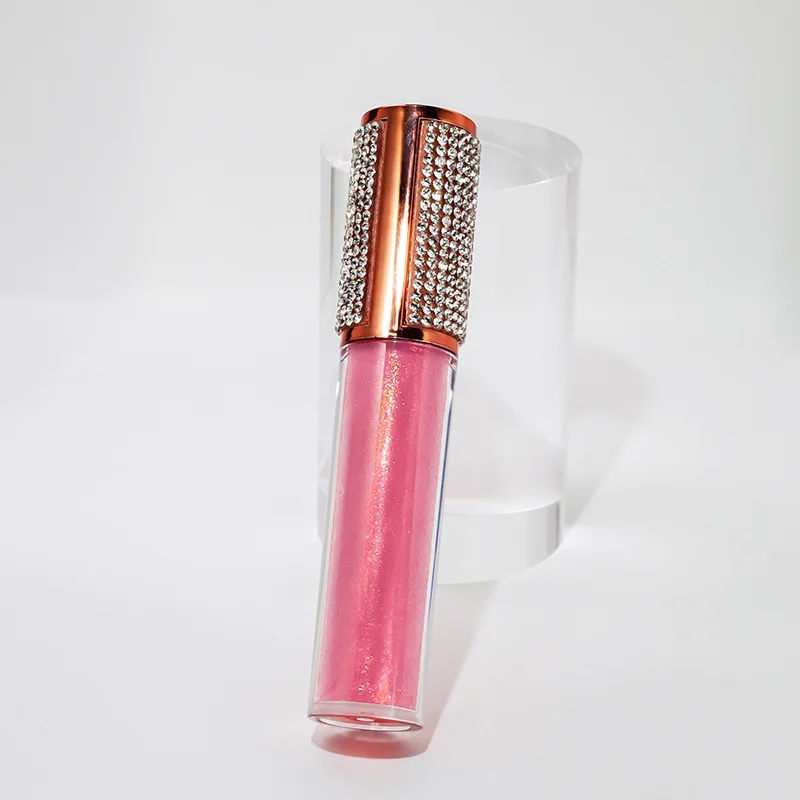 

Private label lipgloss vendor 20colors diamond vegan lip gloss custom make up shiny lipgloss
