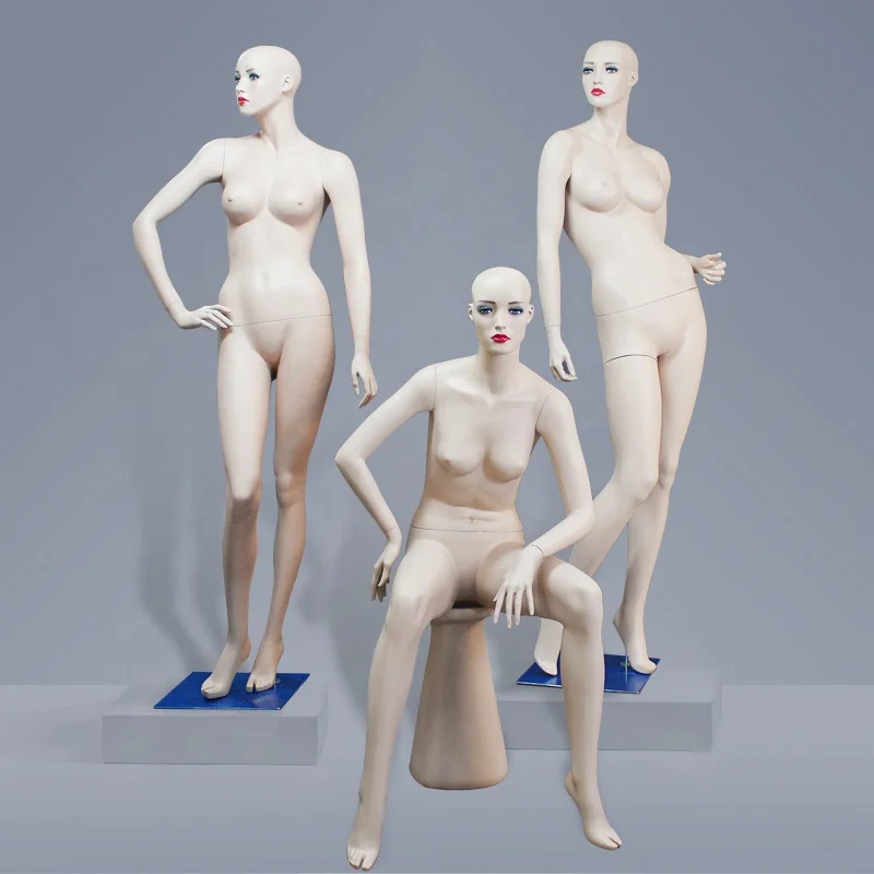 

Wholesale Full Body Realistic Female Mannequins Makeup Mannequin Head Fiberglass Mannequin Female Model, Complexion