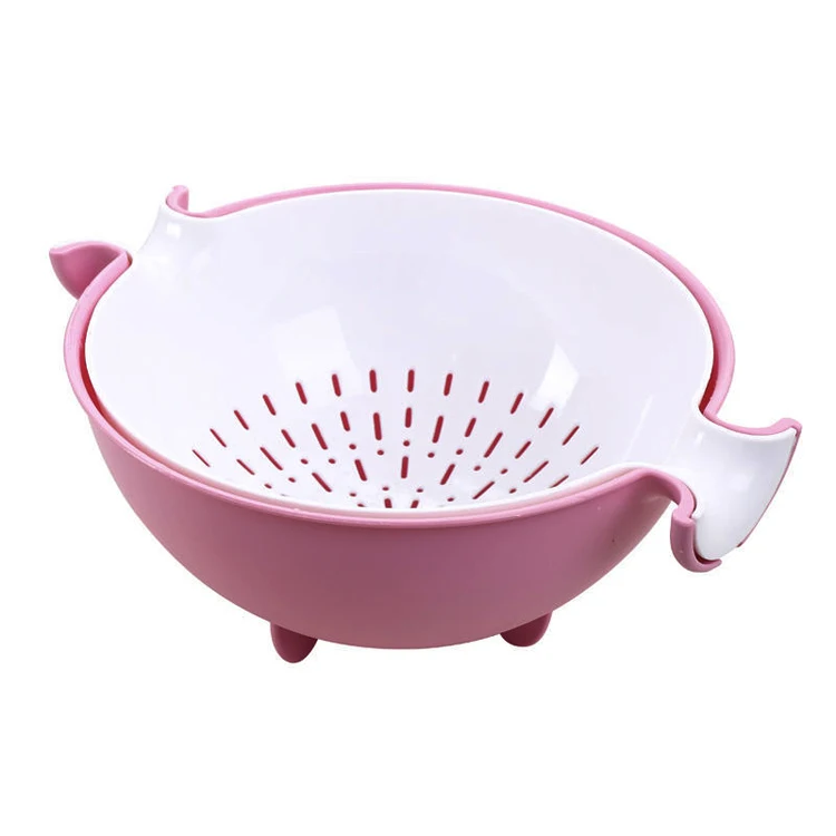 

2021 news latest plastic Double vegetable drain basket Wash basin Fruit plate China yiwu supplier manufacture Kitchen supplies, Purple, blue, pink, green, fluorescent yellow