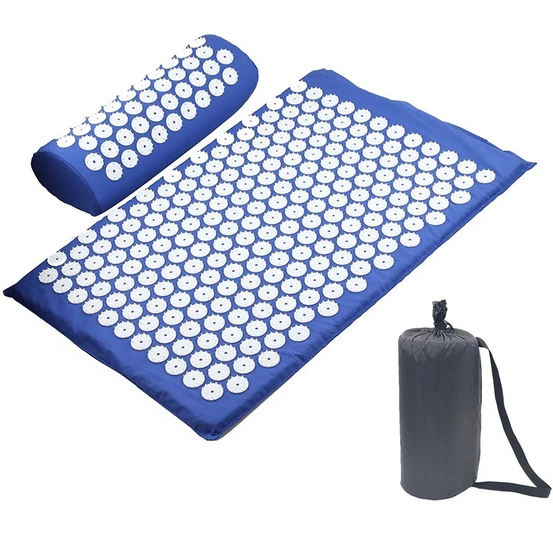 

Jointop Wholesale massager relievepain spike yoga acupressure mat with pillow set, Customized color