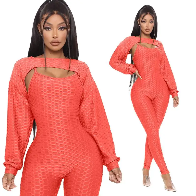 

High quality sexy long lady clothes set women's jumpsuit ternos de senhora