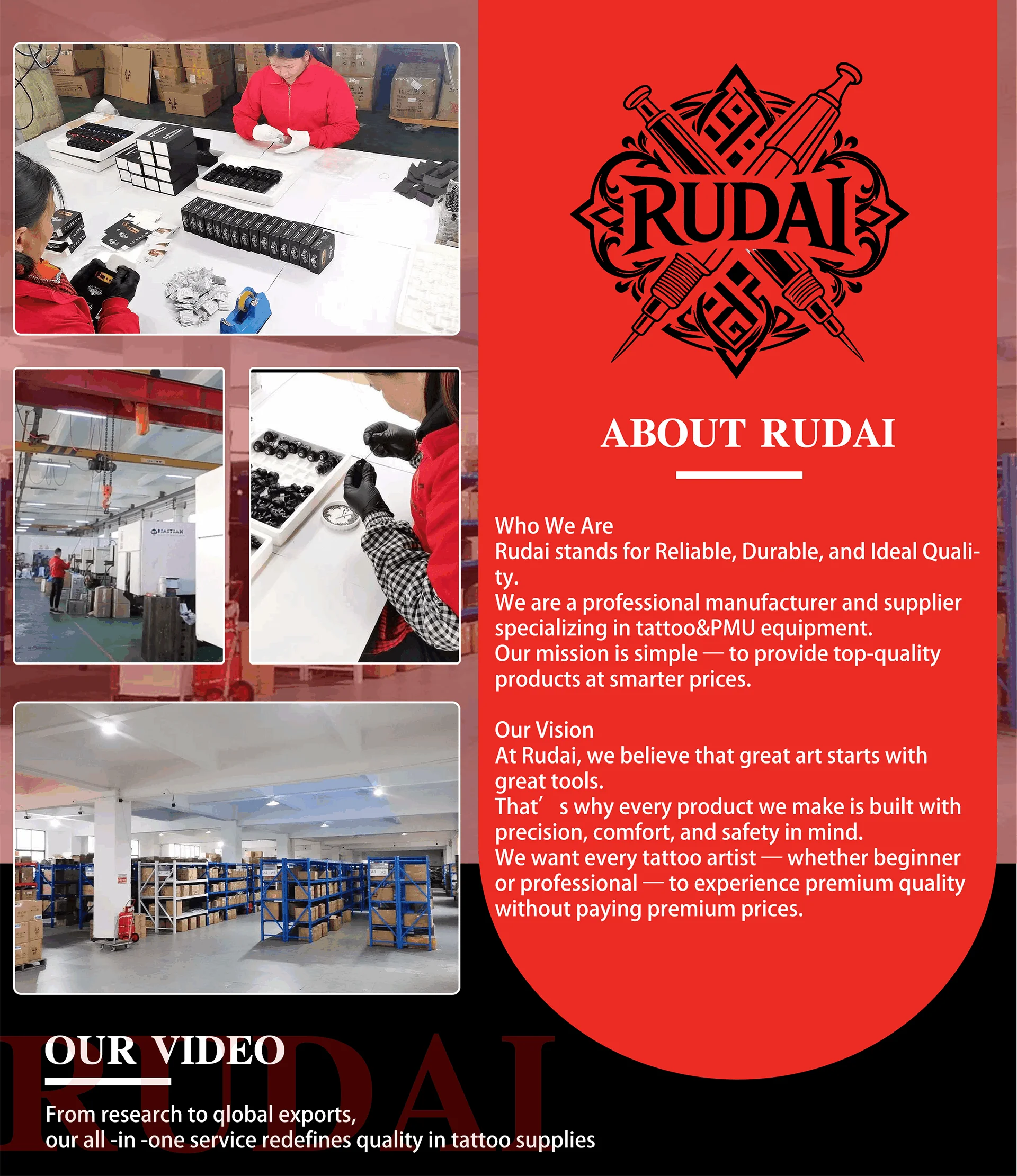 Company Overview - Yiwu Rudai Tattoo Equipment Co., Ltd.