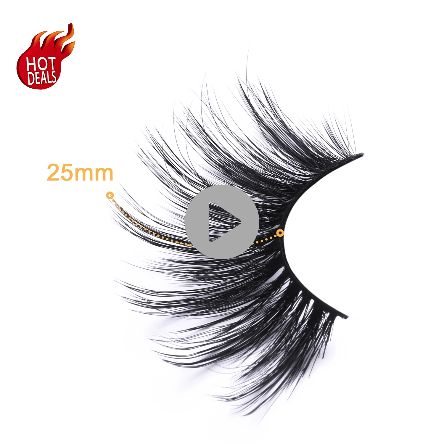 

Long Lasehs 25mm Mink 3d Eye Lashes Hot Sell Lash Tray Packaging Wholesale Supply Fluffy Mink Eyelashes 3d Private Label, Black