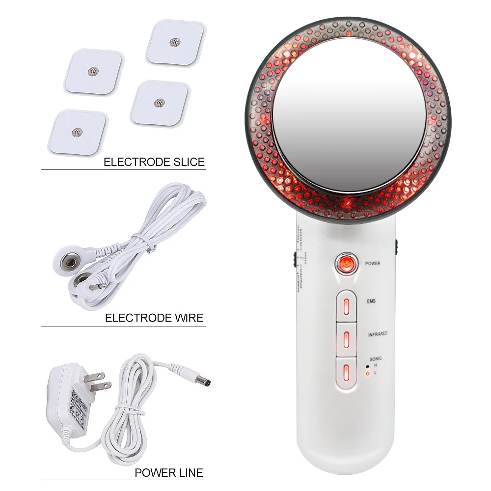 

portable home body massager ultrasonic face body slimming device
