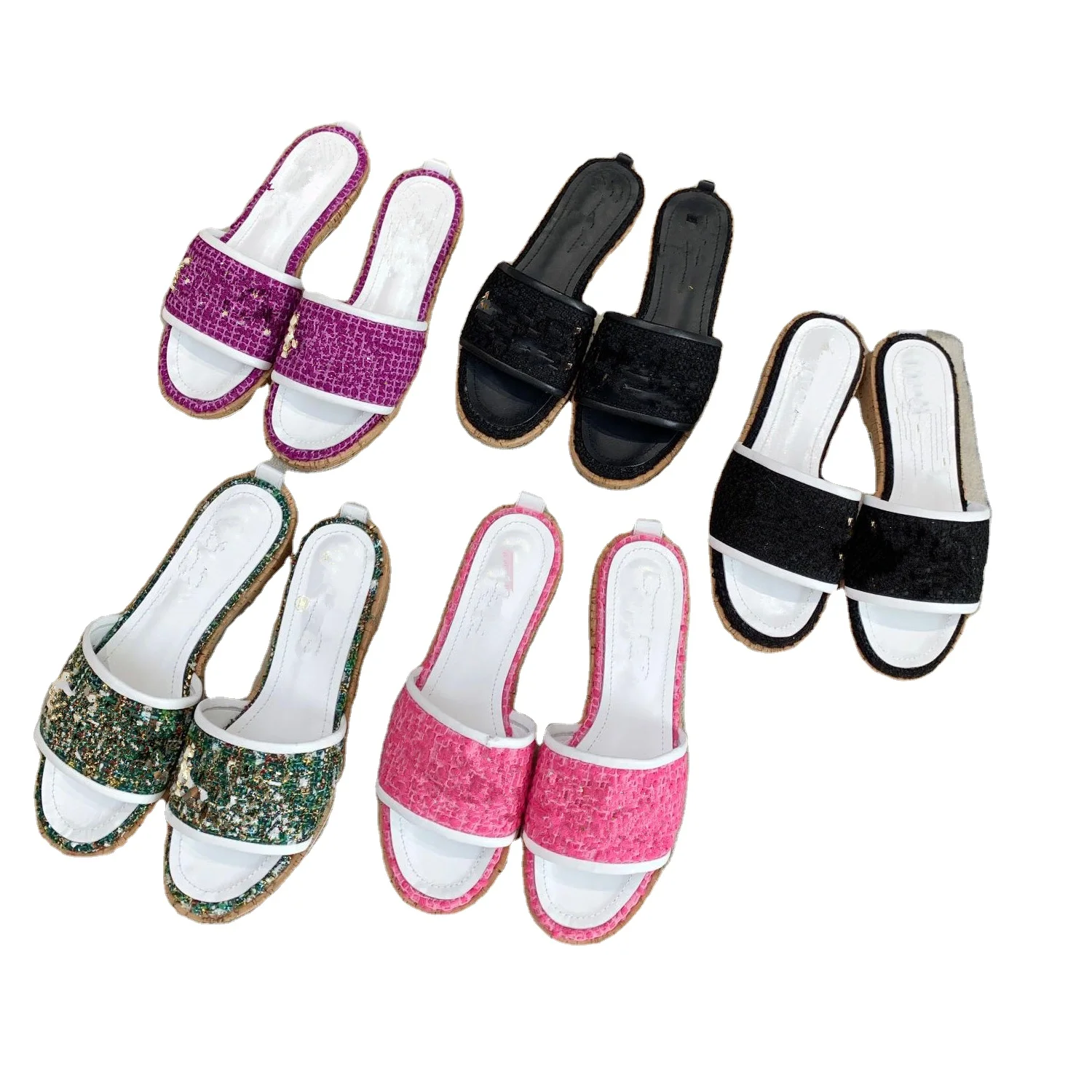 

2021 Hot Selling High quality designer Sandals Women Rhinestone Sandals for Ladies