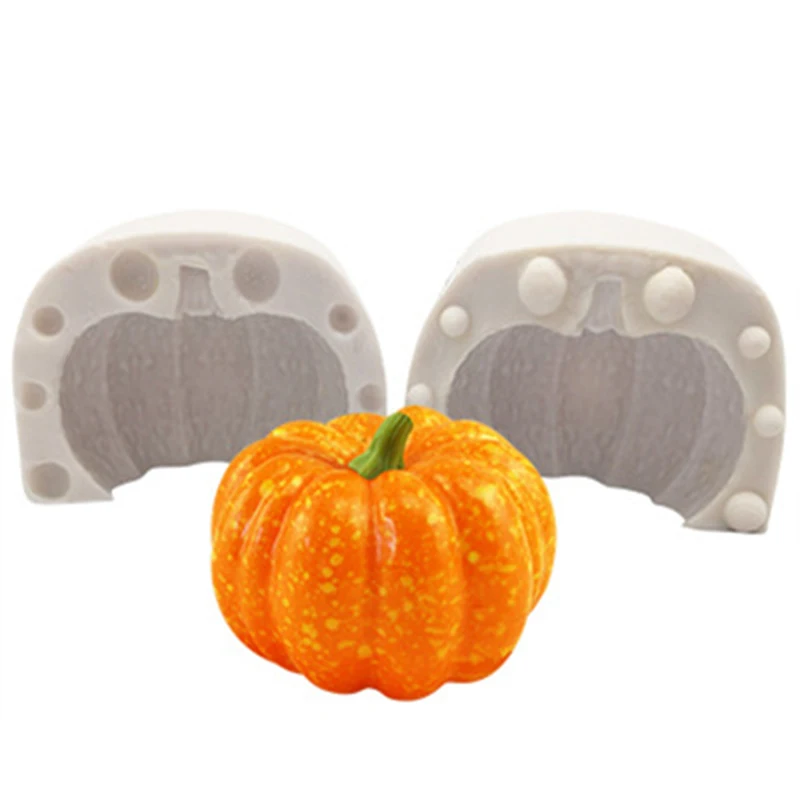 

Amazon Best Seller Kitchen Baking Tools Halloween Decoration Sabonetes Pumpkin Silicone Cake Mold Mould