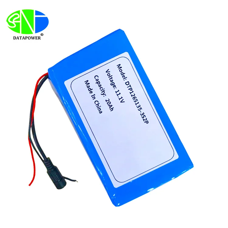 DTP 1265135 3S1P 12 volt 20Ah DC Lithium Batterij Voor Elektrische grasmaaier