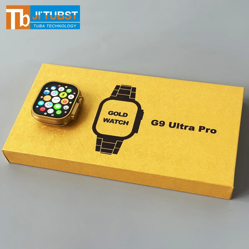 

smart watch 2023 relogio reloj gold g9 ultra pro max smart watch inteligente smartwatch series 8 with steel strap for men