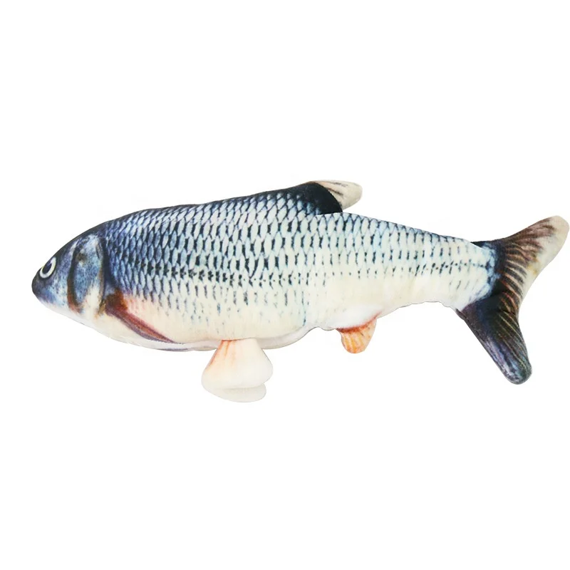 

Wholesale manufacture flippity fish dancing wagging electric fish cat toy.