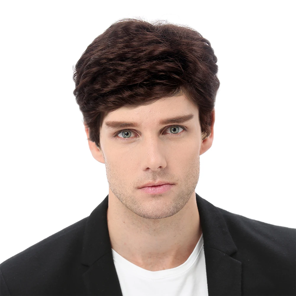 

STfantasy Handsome Mens wigs synthetic hair wig for male