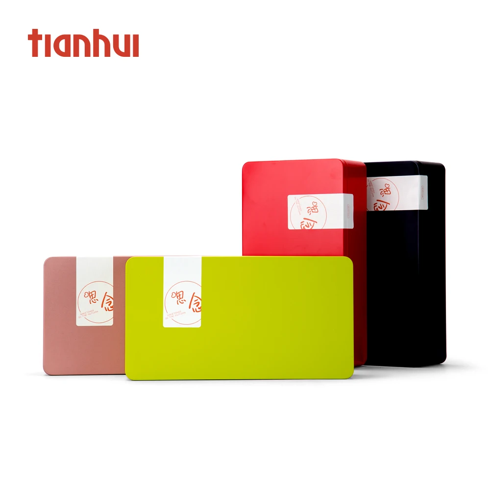 
Environmental Candy Foodsafe Metal Box Customized Tin Box Tea Storage Condom Container 