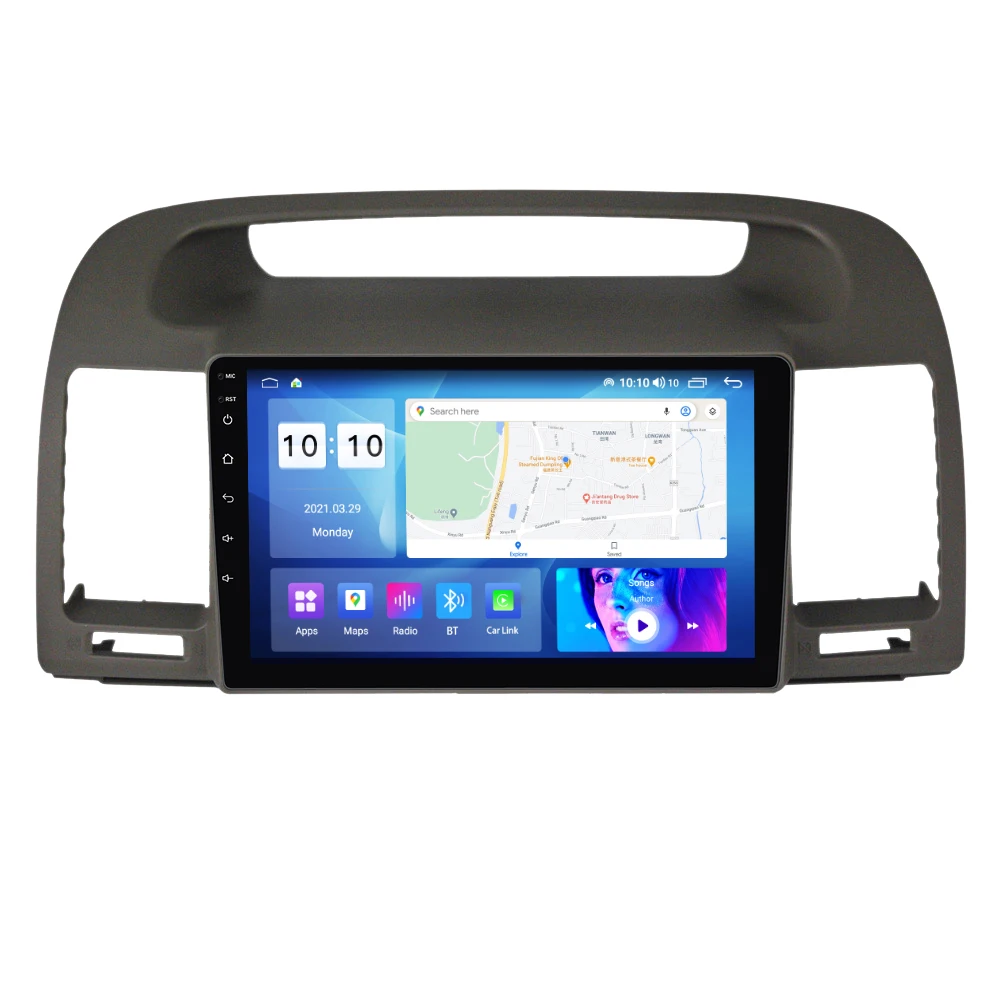 

MEKEDE MS Android 4G SIM 10 IPS DSP Car Radio DVD Player For Toyota Camry 2002 2003 2004 2005 2006 Video BT WIFI GPS AM FM Carpl
