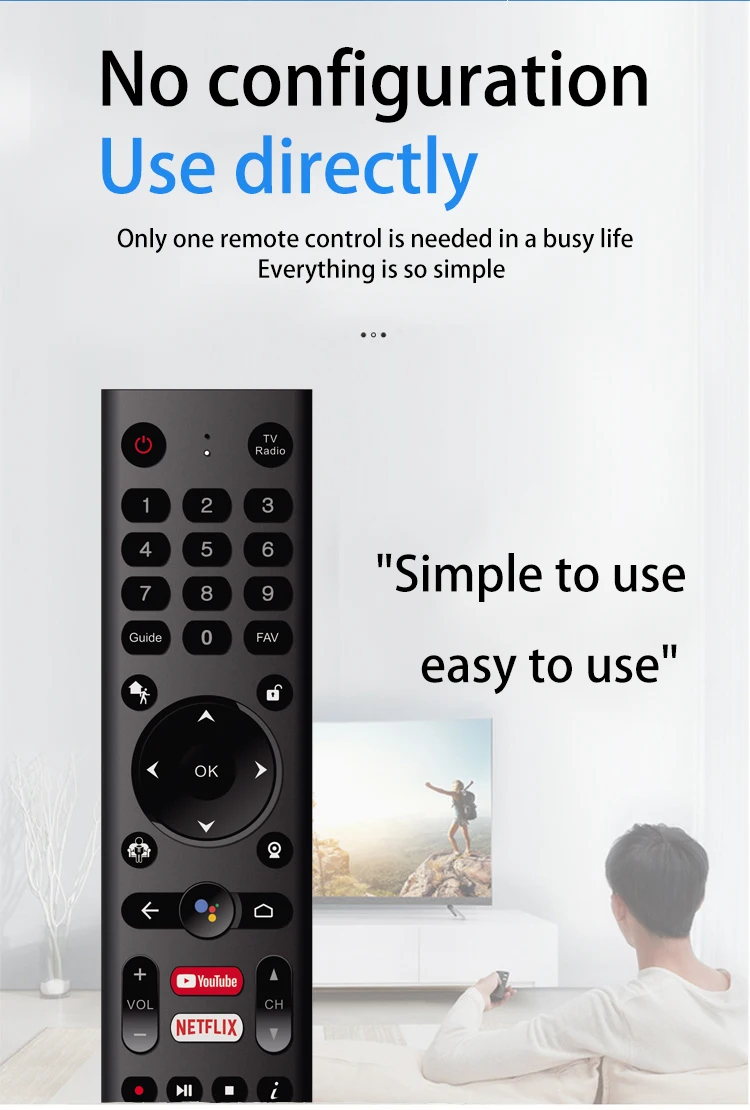 Android Remote Control With Voice Control Wireless Ir/bluetooth Tv ...