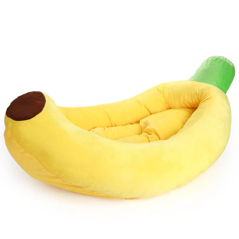 

Lovely Pet Supplies, Christmas Pet Bed Soft Warm Cat Cuddle Bed, Banana Cat Bed House